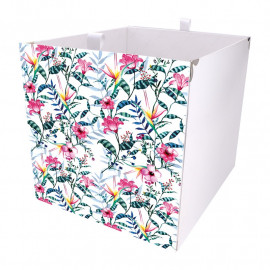 Kallax Box Blumen Pink 