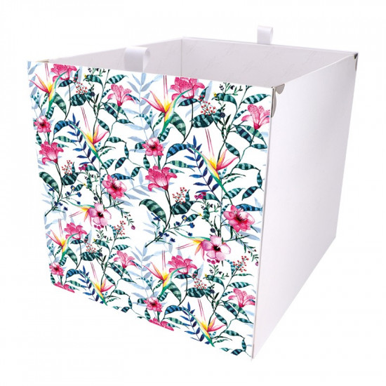 Kallax Box Blumen Pink 