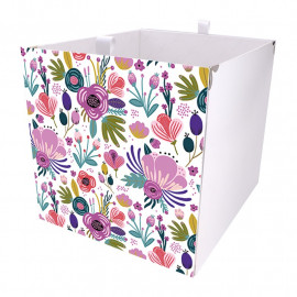 Kallax Box Bunte Blumen Illustration 02 