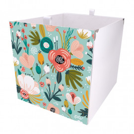 Kallax Box Bunte Blumen Illustration 