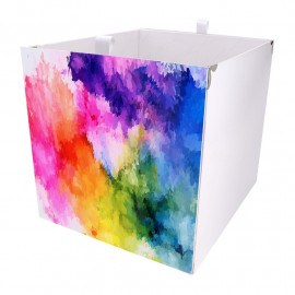 Kallax Box Farbenfrohes Aquarell  Kallax Box Farbenfrohes Aquarell