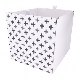 Kallax Box Geo Kreuz Black  Kallax Box Geo Kreuz Black