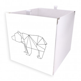 Kallax Box Geometric Bär  Kallax Box Geometric Bär