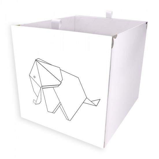Kallax Box Geometric Elefant  Kallax Box Geometric Elefant