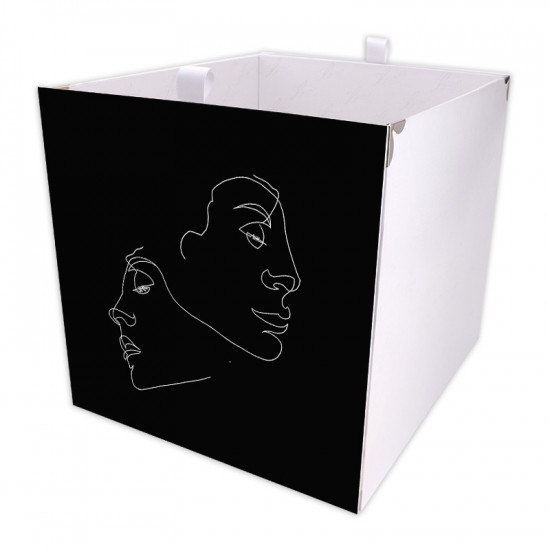 Kallax Box Line Art Face 04 