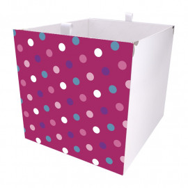 Kallax Box Punkte Pink  Kallax Box Punkte Pink