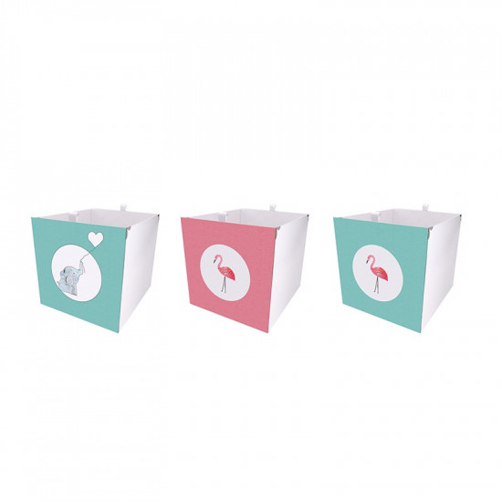 Kallax Box Set Illustration Tier (3 Boxen) Kallax Box Set Illustration Tier (3 Boxen)