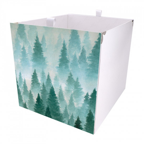 Kallax Box Tannenwald Aquarell  Kallax Box Tannenwald Aquarell