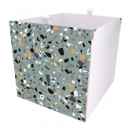 Kallax Box Terrazzo Blau 
