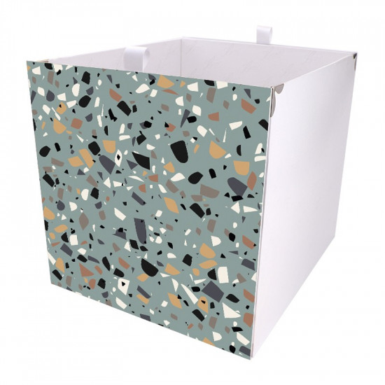 Kallax Box Terrazzo Blau  Kallax Box Terrazzo Blau