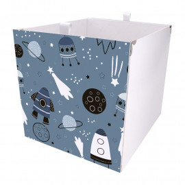 Kallax Box Weltraum Illustration  Kallax Box Weltraum Illustration