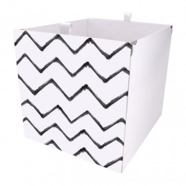 Kallax Box Zacken Black 